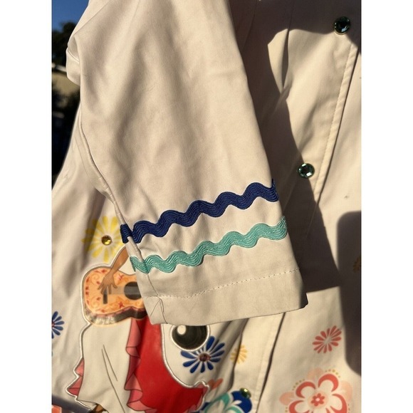 Disney Store Eleanor Of Alavon Girls Rain Coat Jacket Size 7/8 - Picture 6 of 8